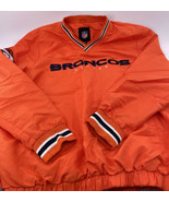 Denver Broncos NFL G-III Gridiron Men&#39;s Pullover Embroidered Jacket Oran... - £27.21 GBP