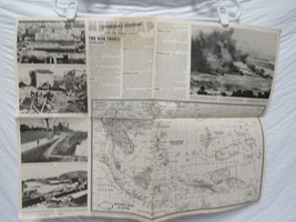 WW2 era NEWSMAP Overseas Edition for Armed Forces May 1 1944 Hollandia A... - $5.93