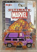 2003 Maisto Ultimate Marvel Die-Cast Series 1 #17/25 THING HUMMER H3 SUV Purple - £8.43 GBP