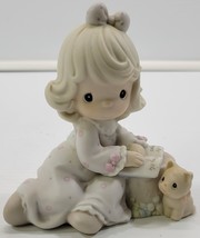 *R18) Precious Moments 1994 "You Fill the Pages of my Life" Figurine - $11.87