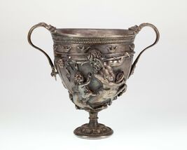 Elkington &amp; Co. Silverplate Urn Trophy Cup with Neoclassical Figures Rep... - $10,891.16