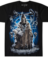 Grim Reaper Book of Souls Unisex Adult T-Shirt Black 100% Cotton - $33.94 CAD+