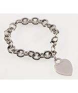 Tiffany &amp; Co.Sterlingsilber Blanko Herzanhänger Bettelarmband - €292,88 EUR