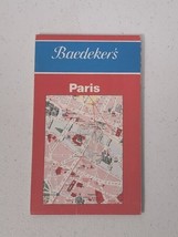 Vintage Baedeker&#39;s City Map Paris France Printed In Great Britain Jarrod &amp; Sons - £6.06 GBP