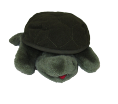 Folkmanis FolkTails Turtle Plush Furry Folk Hand Puppet 10&quot; Stuffed - $9.88