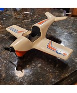 Vtg Fisher Price Adventure People 306 Daredevil Sport Plane White PLEASE... - $226.19 MXN