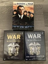 War and Remembrance 12 DVD Set + The Winds Of War 6 DVD Set Mitchum Herman Wouk - £23.38 GBP