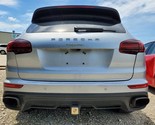 2015 2016 Porsche Cayenne OEM Rear Bumper Rhodium Silver Metallic Has Da... - $680.63
