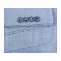 Men RENOIR suit Solid 2 Button Business Formal All Purpose Slim Fit 203-9 Blue image 5