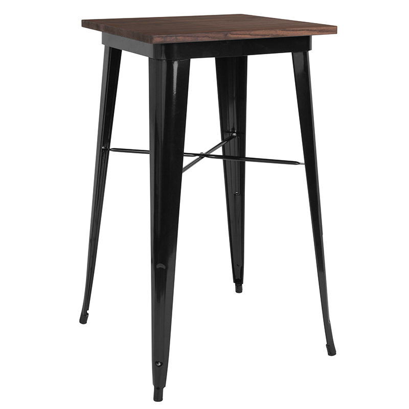Primary image for 23.5SQ Black Metal Bar Table CH-31330-40M1-BK-GG