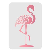 Large Size Flamingo Stencils 11.7X8.3 Inch Flamingo Diy Decoration Painting Sten - £8.63 GBP