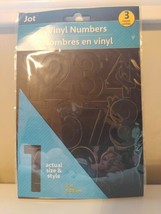 Vinyl Numbers Black 2 Inch Sheets of 3 Per Pack - £4.60 GBP