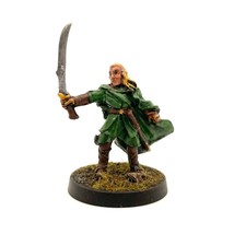 Haldir 1 Painted Miniatures Lothlorien Captain Elf Druid Middle-Earth - $38.00