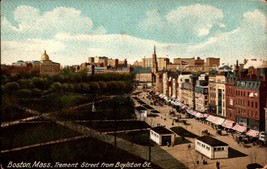 Boston Mass. Tremont Street From Boylston St. Udb Postcard Early 1900&#39;s BK45 - £6.22 GBP