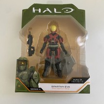 Jazwares World of Halo Infinite Series 4 SPARTAN EVA 4&quot; Action Figure Toy NEW! - £10.77 GBP