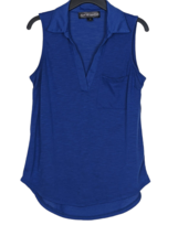 Almost Famous Pullover Sleeveless Shirt Size S, Deep Blue/Purple - $14.85