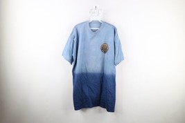 Vintage 90s Streetwear Mens XL Faded Tribal Dragon Surfing T-Shirt Blue Cotton - £39.07 GBP