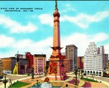 Soldiers and Sailors Monument Circle Indianapolis IN UNP Postcard C7 - £2.29 GBP