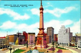 Soldiers and Sailors Monument Circle Indianapolis IN UNP Postcard C7 - £2.28 GBP