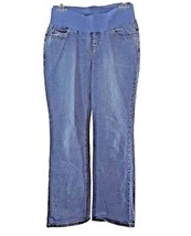 Old Navy Maternity Size Small Stretch Blue Jeans 5 Pocket Boot Cut 26x29 - $6.90