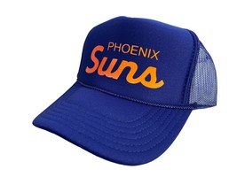 New Phoenix Suns Purple Sports Cap 5 Panel High Crown Trucker Snapback Vintage - £18.64 GBP