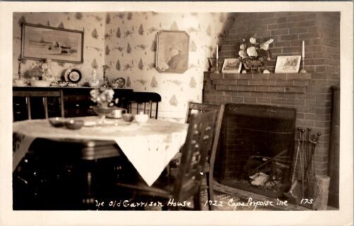 Primary image for Cape Porpoise Maine RPPC Interior View Dining Room Postcard X11