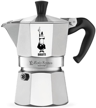 Espresso Maker Coffee Moka Pot 3 Cups Aluminium Silver NEW - £66.98 GBP
