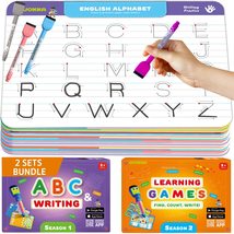 QUOKKA 2X Set Busy Book Handwriting Practice for Kids - Learn to Write f... - £17.98 GBP+