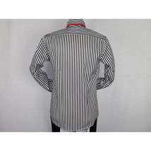 Men Makrom Turkey Shirt soft Cotton Blend wrinkle less Double collar 6493 Black image 4
