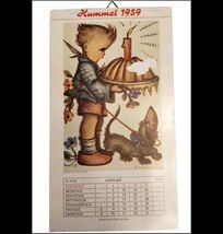 1959 Germany Calendar 2026 Hummel Postcard Print Glossy Full Color 12 Month - $281.43 MXN
