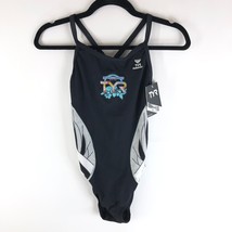 TYR Kona Phoenix Diamondfit Swimsuit Open Back World Championship 2014 Black 34 - £26.64 GBP