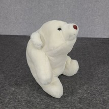 Gund Snuffles Polar Bear 10 inch Plush Teddy Bear 80s White Sitting Soft Stuffed - £13.25 GBP