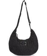 Marc Jacobs Jumbled Logo Workwear Quilted Nylon Shoulder Bag ~NWT~ Black - $202.58 CAD