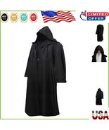 Versatile Black Cloak Robe for Men - Ideal for Movie Premieres &amp; Cosplay - $55.93 CAD