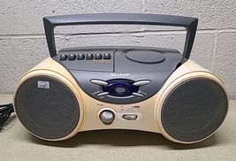 Sharp QT-CD210 Portable CD Stereo System CD &amp; Radio Work Tape Player Not... - $28.89