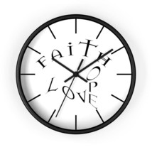 Wall Clock &quot;Faith Hope Love&quot; - $34.99