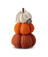 Halloween Stacked Yarn Pumpkins Decor Tabletop Home House Decoration Sea... - €29,95 EUR