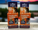 2x Pluggerz TRAVEL Earplugs Enjoy Life Reusable Comfortable Unique Filte... - $12.73