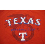 MLB Texas Rangers Major League Baseball Fan Club Genuine Merchandise T S... - £12.14 GBP