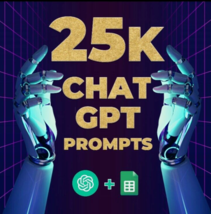 Chatgpt Plus Prompts for Business 25000  Mega Pack - £3.85 GBP
