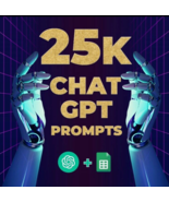 Chatgpt Plus Prompts for Business 25000  Mega Pack - $4.90