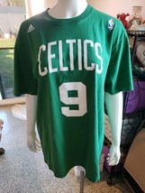 New Boston Celtics Lucky Clover #9 Rondo Mens Sizes XL Adidas Shirt Green  NBA  - £14.22 GBP