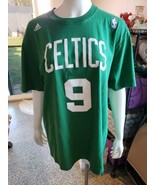 New Boston Celtics Lucky Clover #9 Rondo Mens Sizes XL Adidas Shirt Gree... - £13.88 GBP