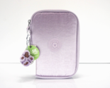 Kipling 100 Pens Case Pencil Accessory AC6117 Polyamide Orchid Metallic ... - $39.95