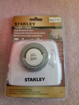 Stanley TIMEIT TWIN 2 Outlet Daily Mechanical Timer TM425 BRAND NEW - $5.99