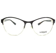 Vogue Eyeglasses Frames VO 4051 997 Brown Tortoise Gold Round Cat Eye 52-18-140 - $50.28