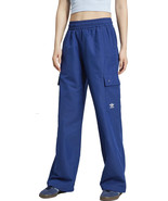 adidas Originals Essentials Woven Cargo Pant Women&#39;s  Dark Blue Loose Fi... - $54.86 CAD