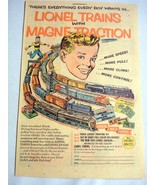 1953 Color Ad Lionel Trains With Magne Traction - $7.99