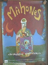 MAHONES DRAGGIN&#39; THE DAYS Poster Irish Punk 1997 Kingston&#39;s Finest Colle... - £38.76 GBP