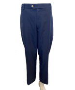Peter Millar Navy Golf Pants Flat Front Size 38/30 - £37.34 GBP